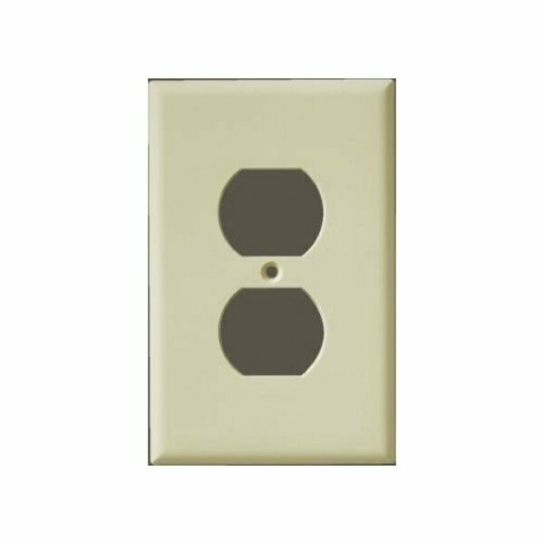 Can-Am Supply InvisiPlate Two Outlet Plate, Plastic SM-P-1